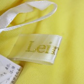 【美品 社交ダンス衣装】leirena レイリーナ ワンピース ドレス 黄色 イエロー レース かわいい 可愛い フェミニン 清楚