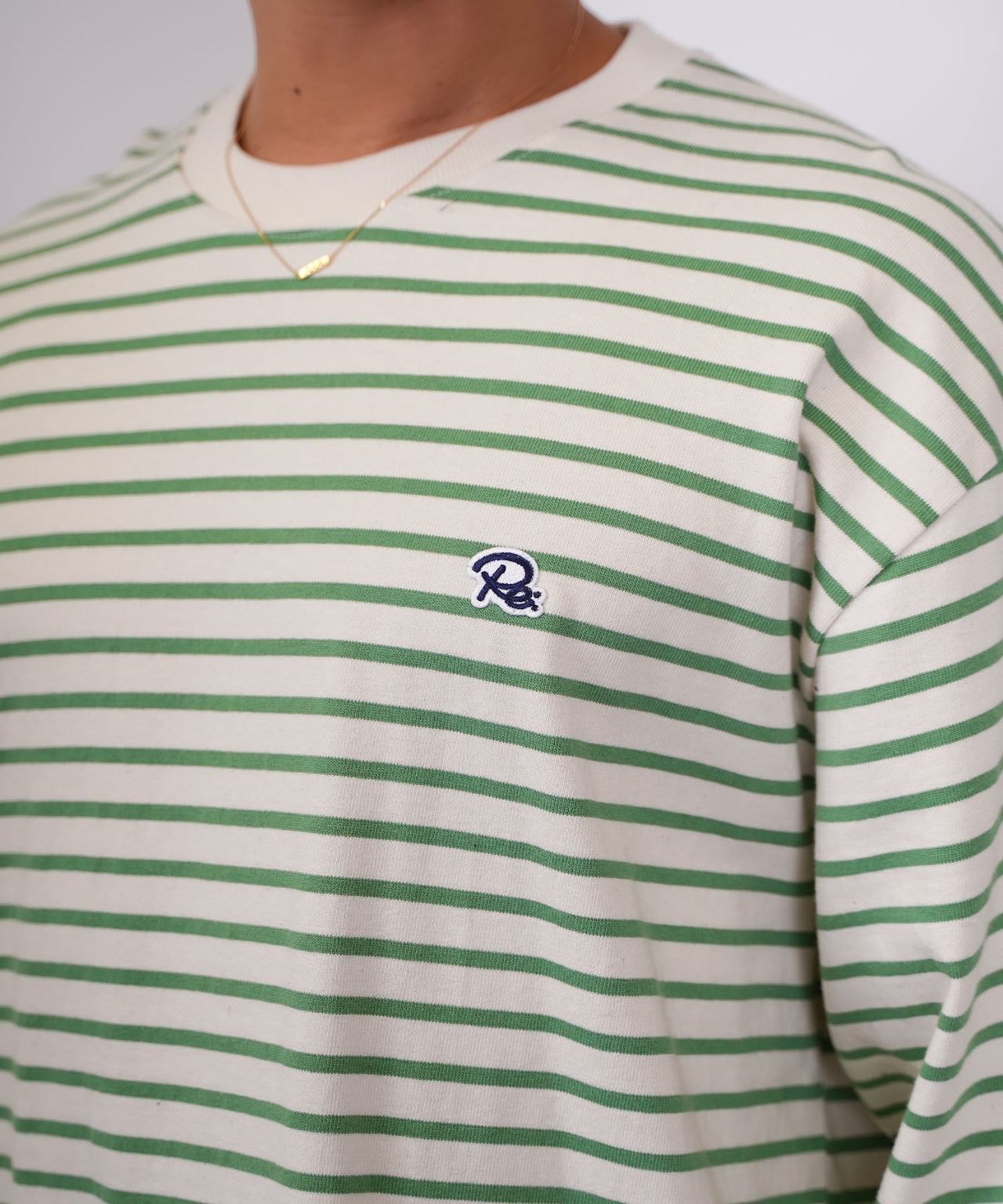 【#Re:room】COLOR STRIPED BIG LONG SLEEVE［REC742］