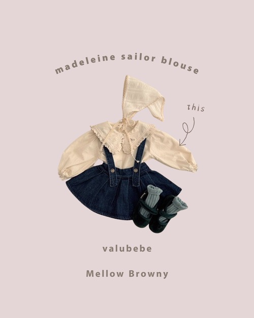 即納 18m.M / Madeleine Sera Blouse [ valubebe ]