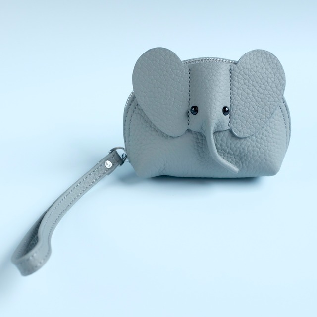ゾウのコインケース「ブルー」