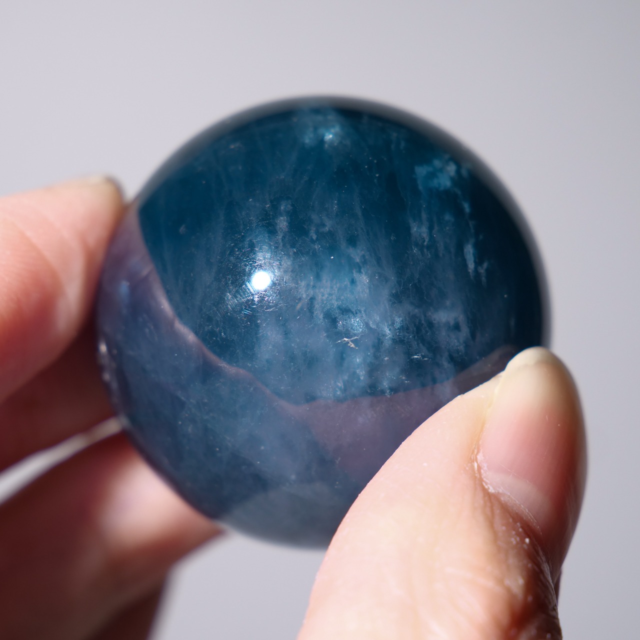 《outlet》フローライト ブルー / スフィア【φ3.6cm】