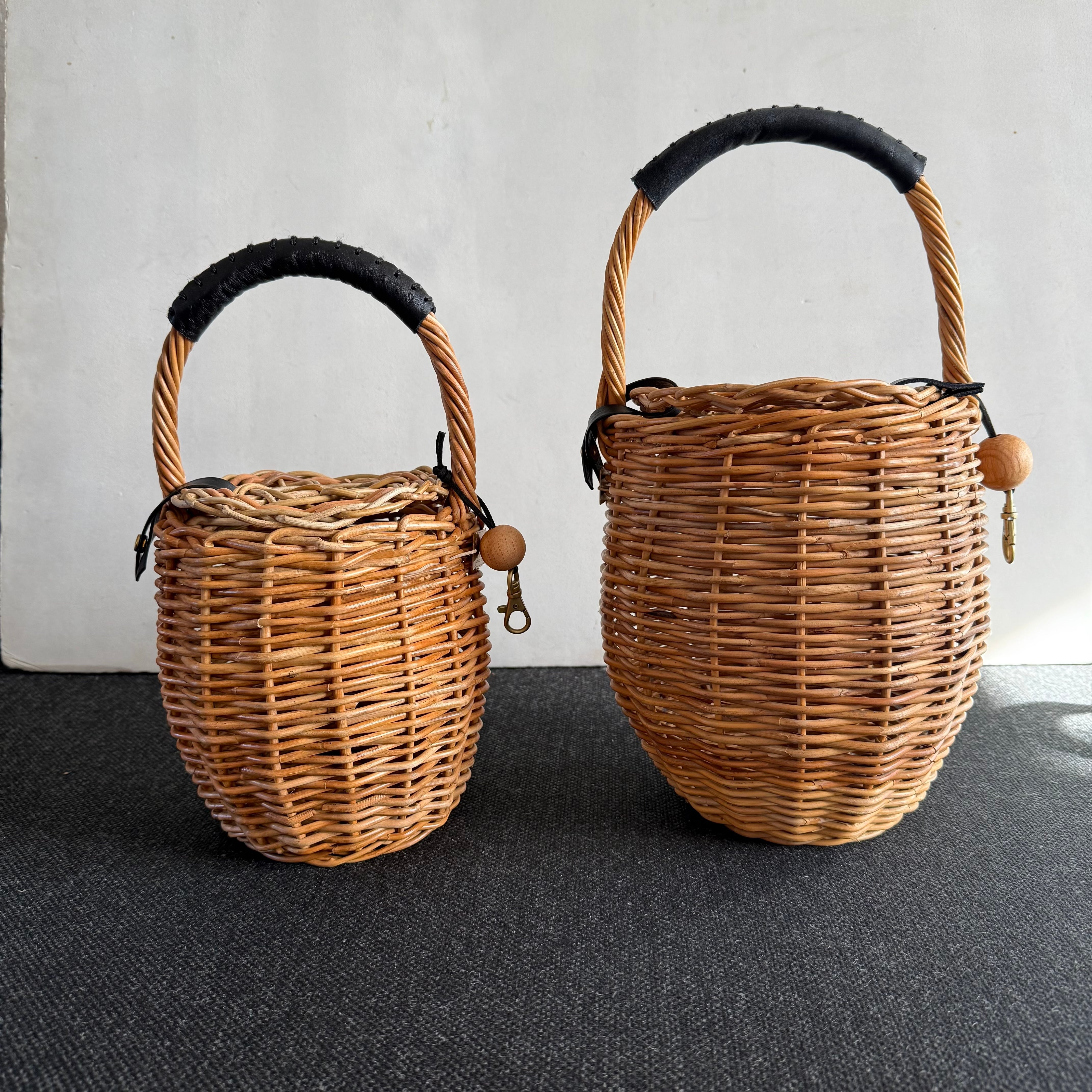 ミニどんぐりBASKET(dottodotオリジナルカゴバッグ ミニどんぐりBASKET(dottodotオリジナルカゴバッグ