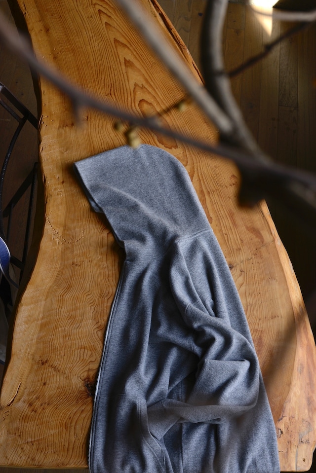 BATONER/ Ex.Sunshine cashmere zip hoodie
