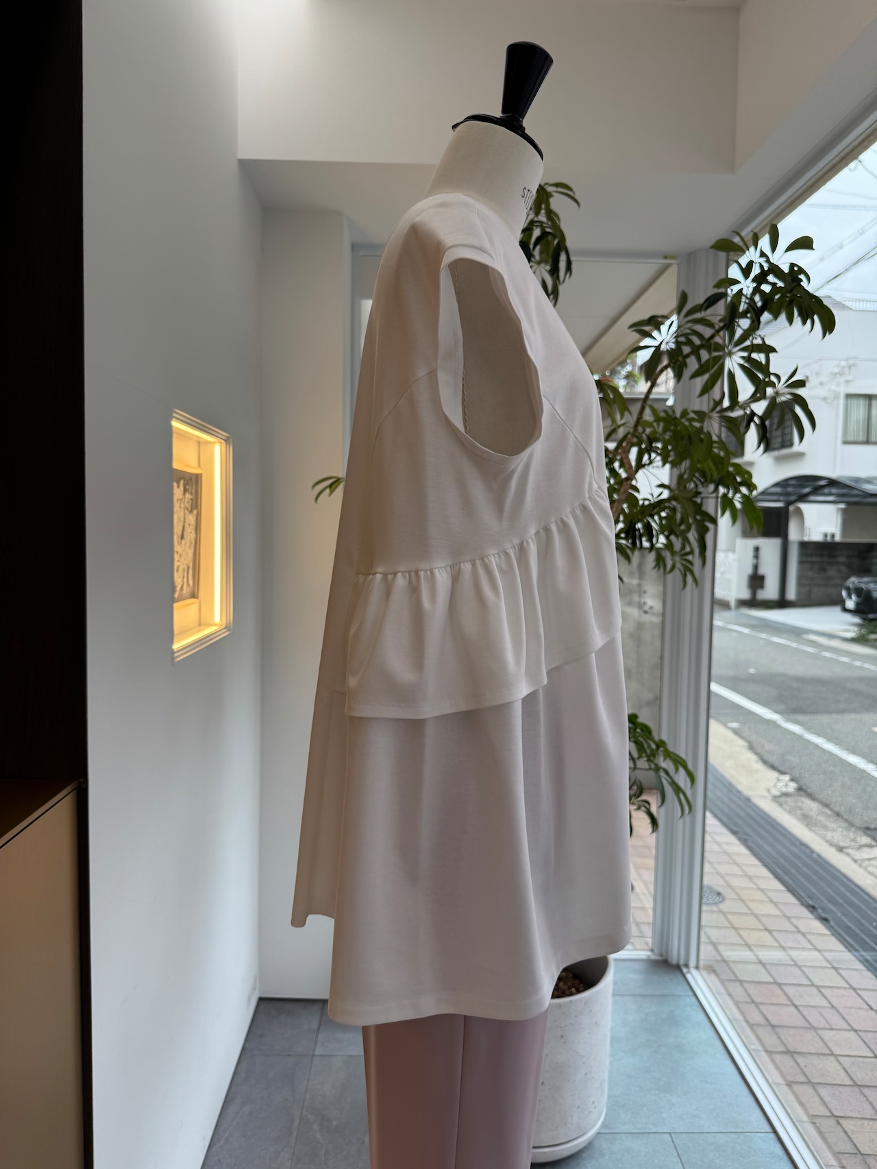 ボーダーズアットバルコニー　バックボーダーTEE 2色展開