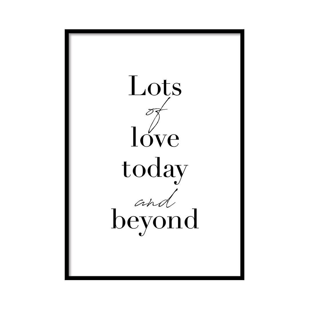 A0179 / 文字 / アートポスター【 A4 / A3 / A2 / A1 サイズ・フレーム 付きに変更可 】