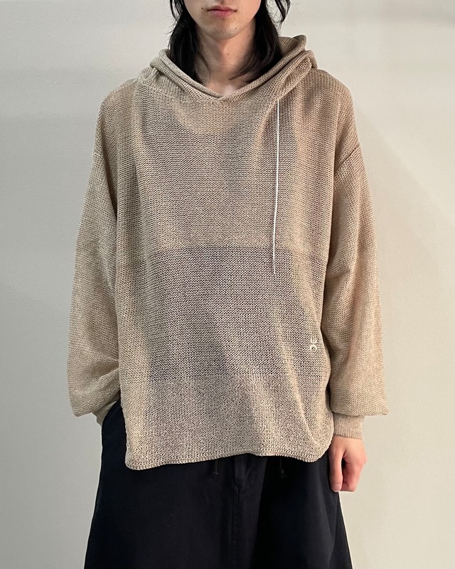 【VIA PIAVE 33】HOODIE RETE CASHMERE