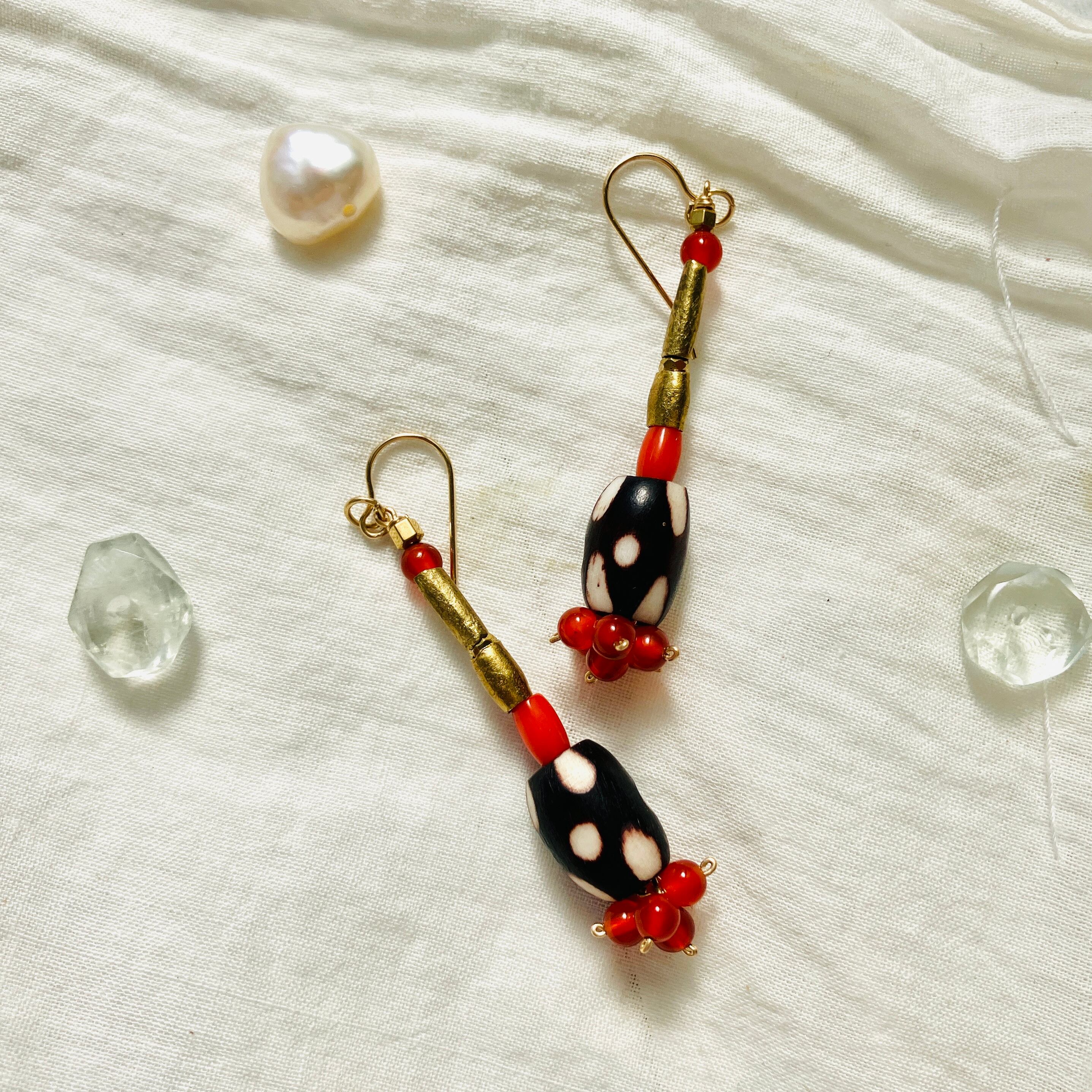 Mambo no 5 K14gfフックピアス 1点もの イヤリング等変更可