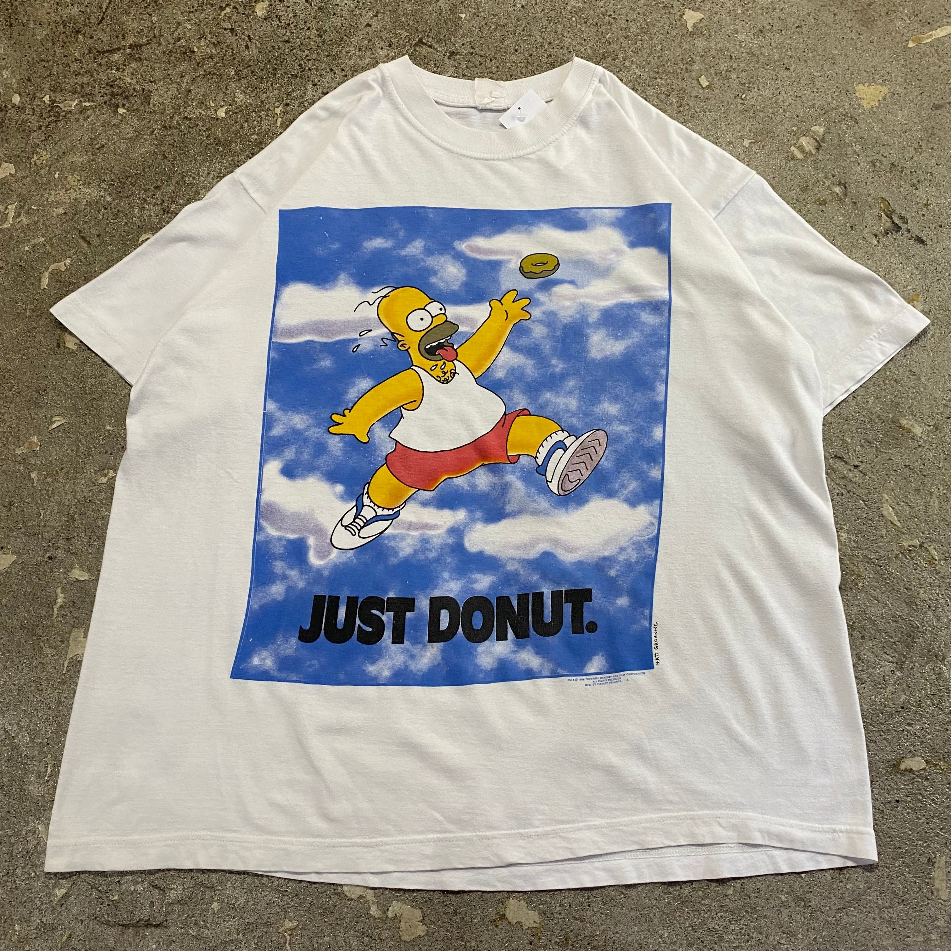 90s The Simpsons "JUST DONUT" T-shirt