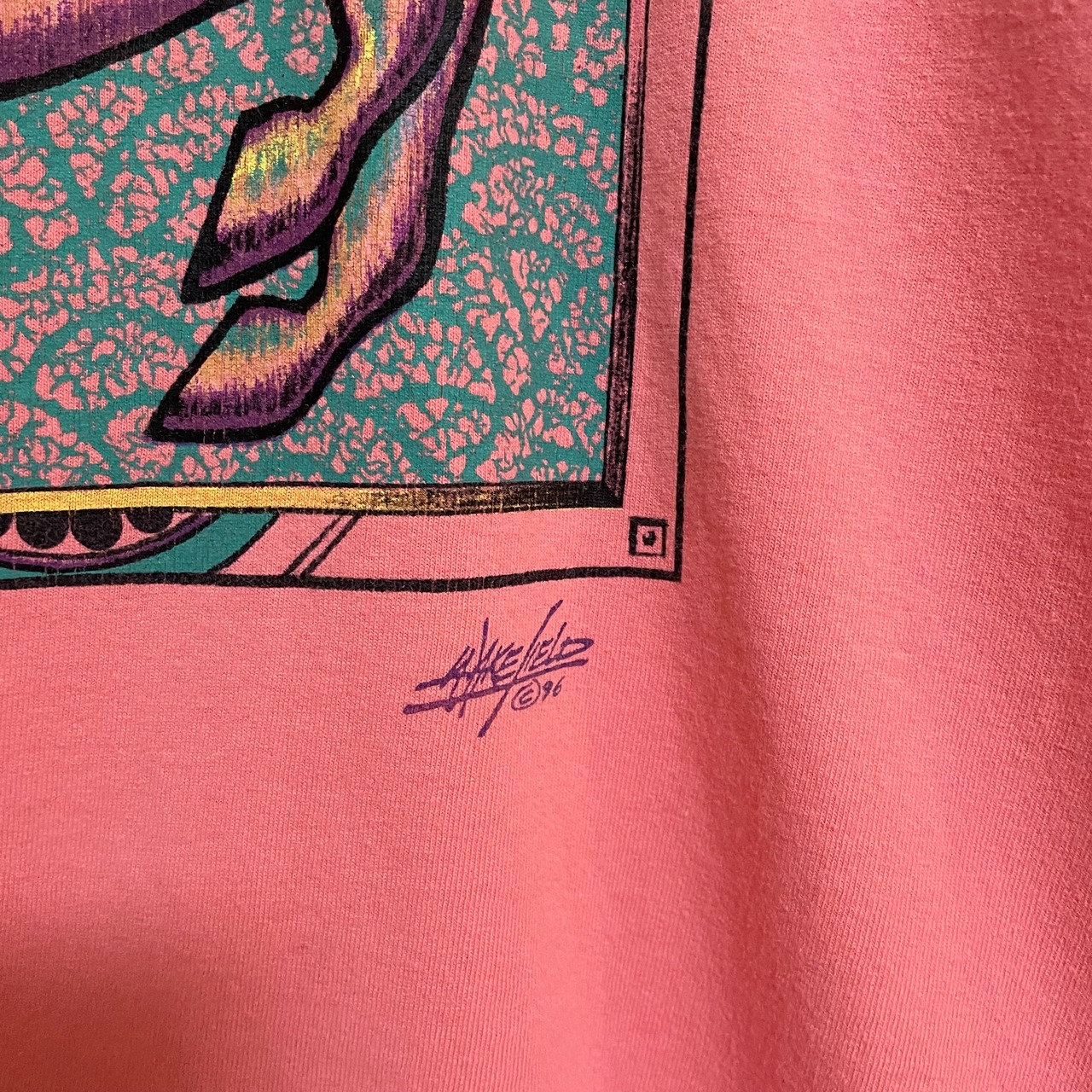 USA製　90年代　Anvil グラフィック アート Tシャツ