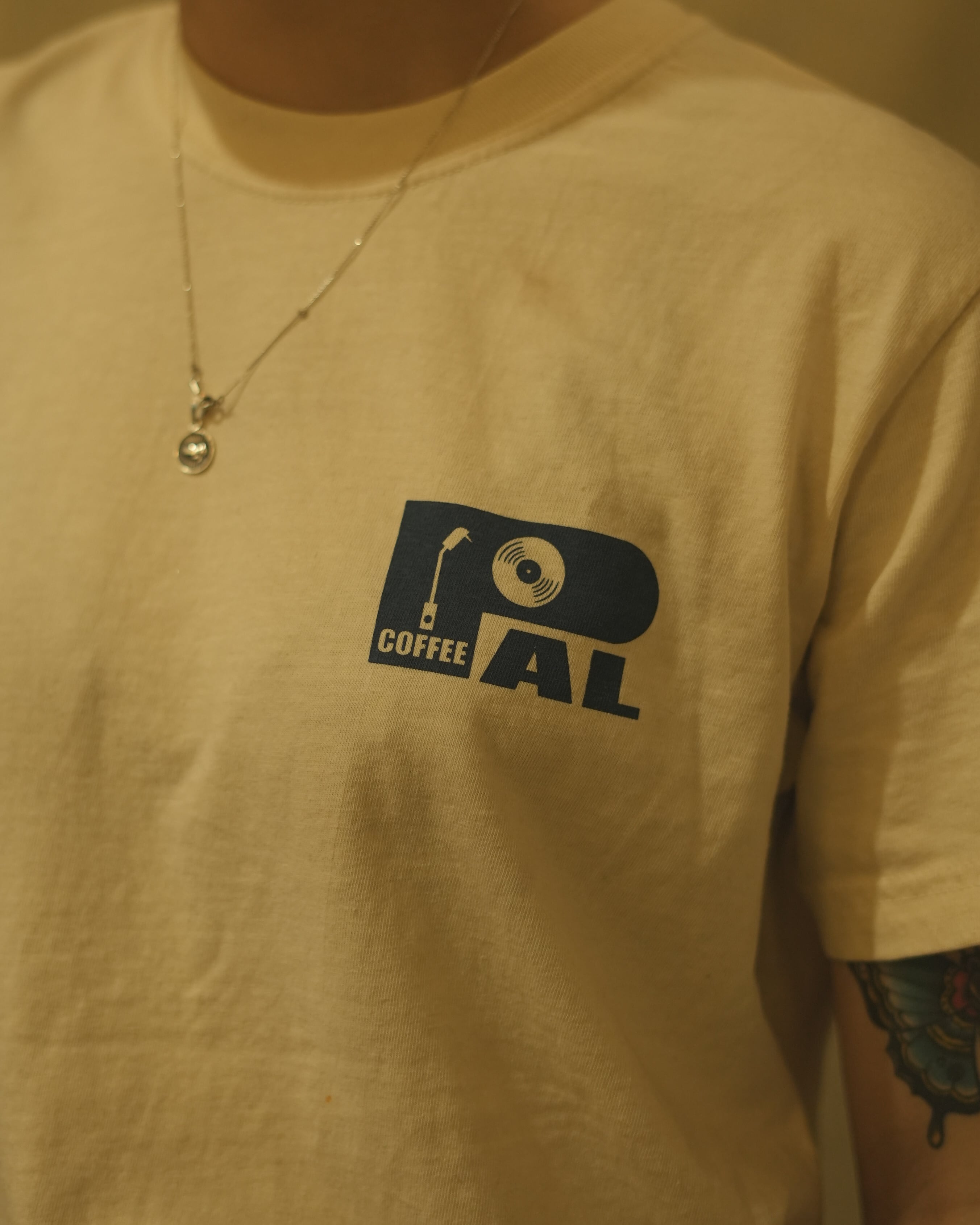 PAL COFFEE Tシャツ　sサイズ PALCOFFEE オリジナルT(アイボリー) | PAY ID