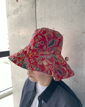 Paisley printed  hat