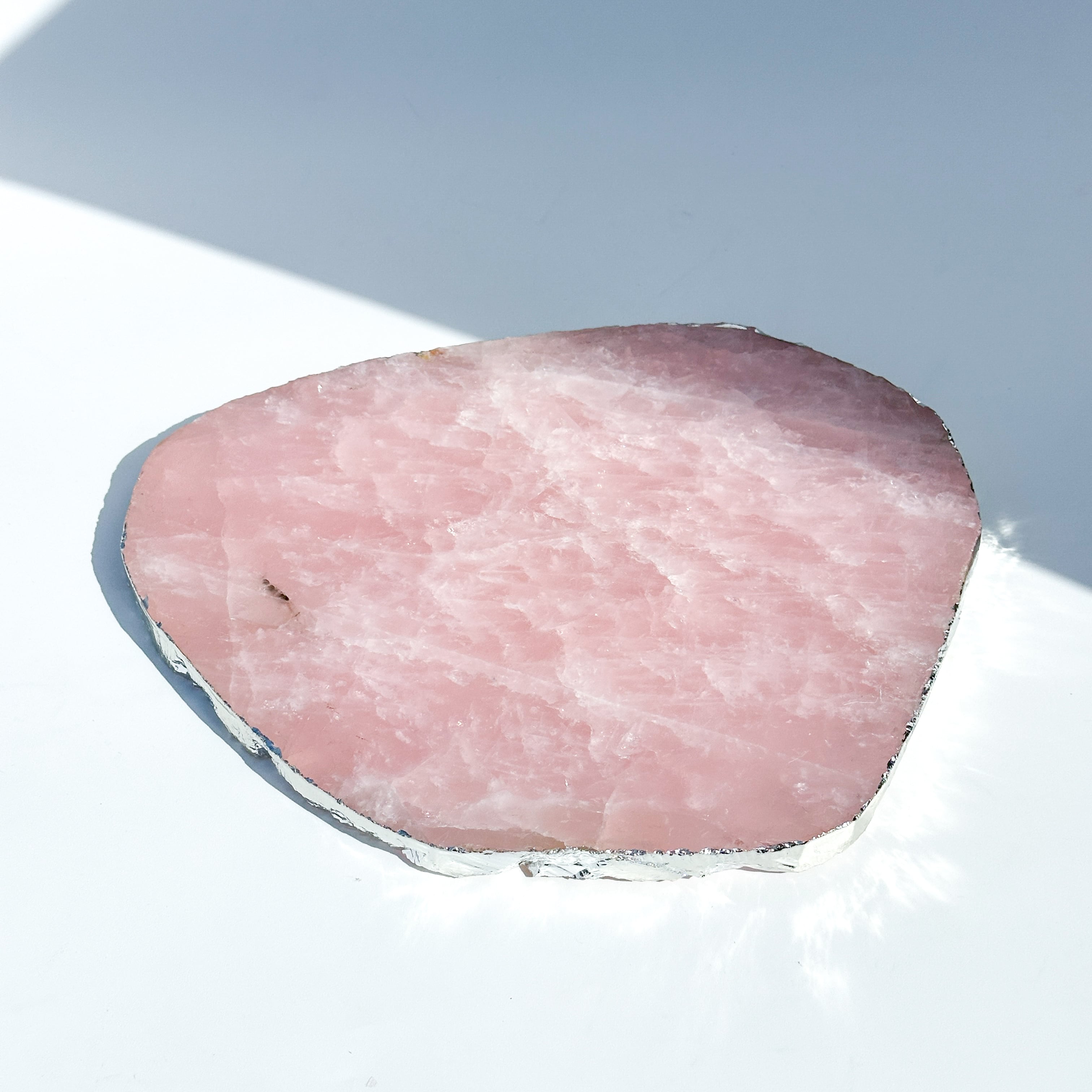 ローズクォーツ✨️約3kg ローズクォーツ プレート42◇ Rose Quartz ◇天然石・鉱物