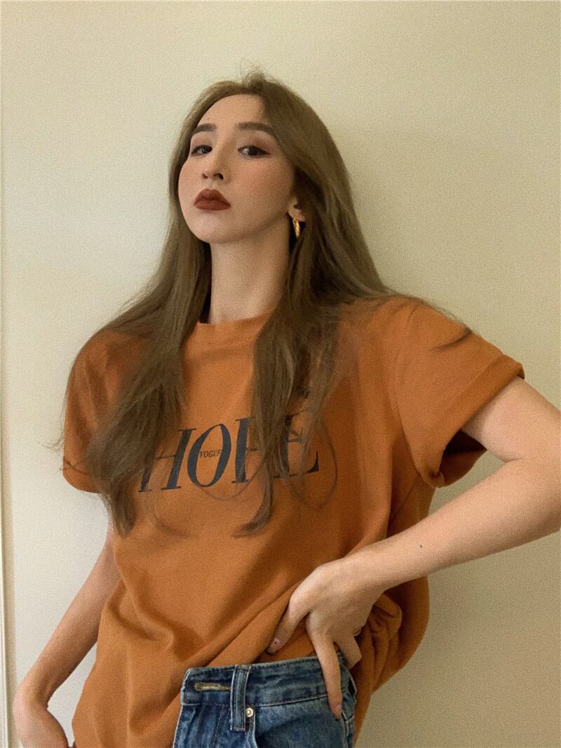 Tシャツ シャツ ルーズホワイトラウンドネックスプリングサマー 春物 夏物 Oネック ブラックストロベリース61020172213