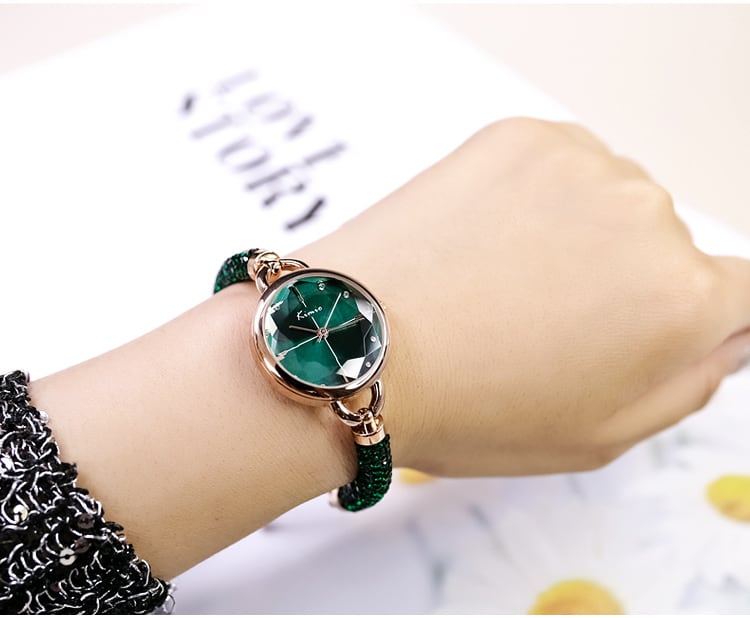 Kimio AF-6328(Green) 腕時計 レディース | AromaFlat watch Kimio AF-6328(Green) 腕時計 レディース | AromaFlat watch