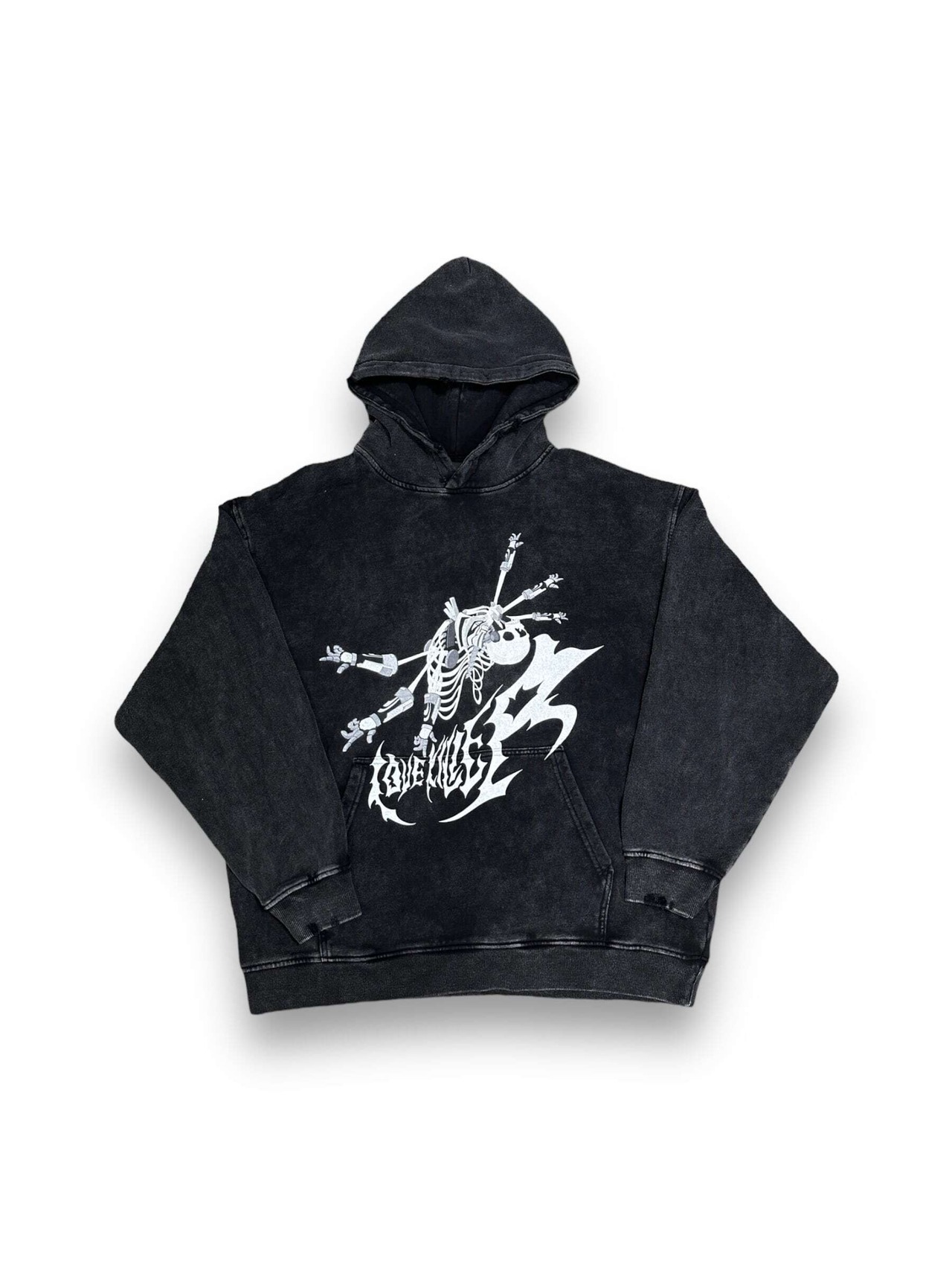 【LOVE KILLER】Skull golem Graphic logo hoodie by ruptivey