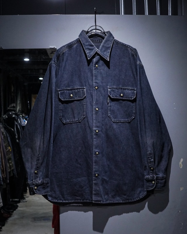 【add (C) vintage】“THINK PINK” Good Aging Denim Shirt