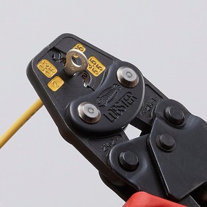 エビ　圧着工具　裸圧着端子用ミニ圧着使用範囲０．３・０．５・１．２５・２・３．５・５．５＋電工バケツセット