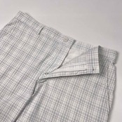 NIKE GOLF ナイキ ゴルフ チェック柄 ストレッチ ハーフパンツ ショートパンツ サイズ 34/M /メンズ/ホワイト