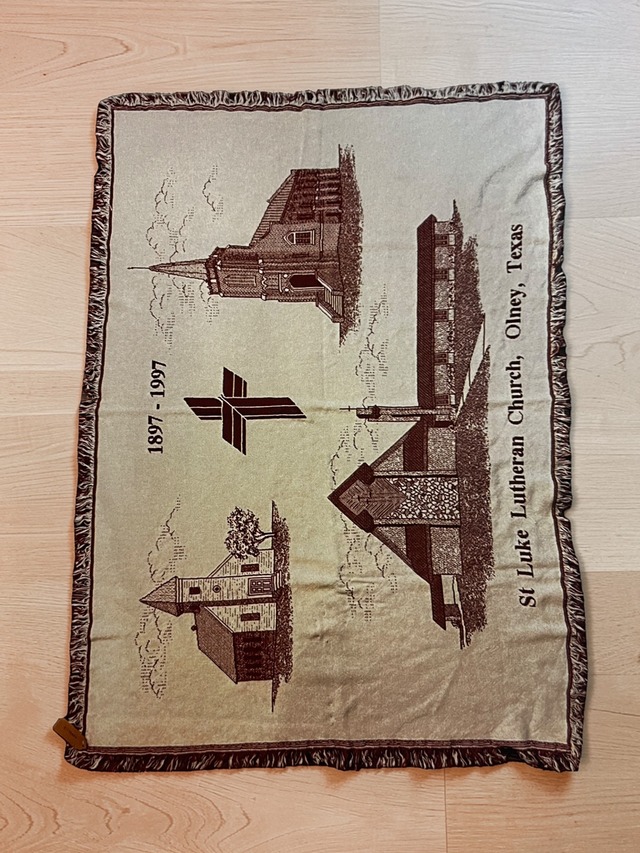 St. Luke Lutheran Church Vintage Rug
