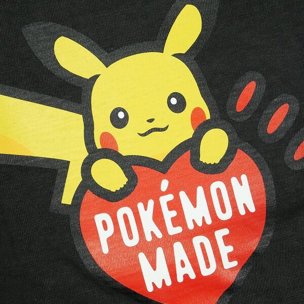 HUMAN MADE ピカチュウ Tシャツ L ブラック Size【L】 HUMAN MADE ヒューマンメイド ×POKEMON MADE 25AW