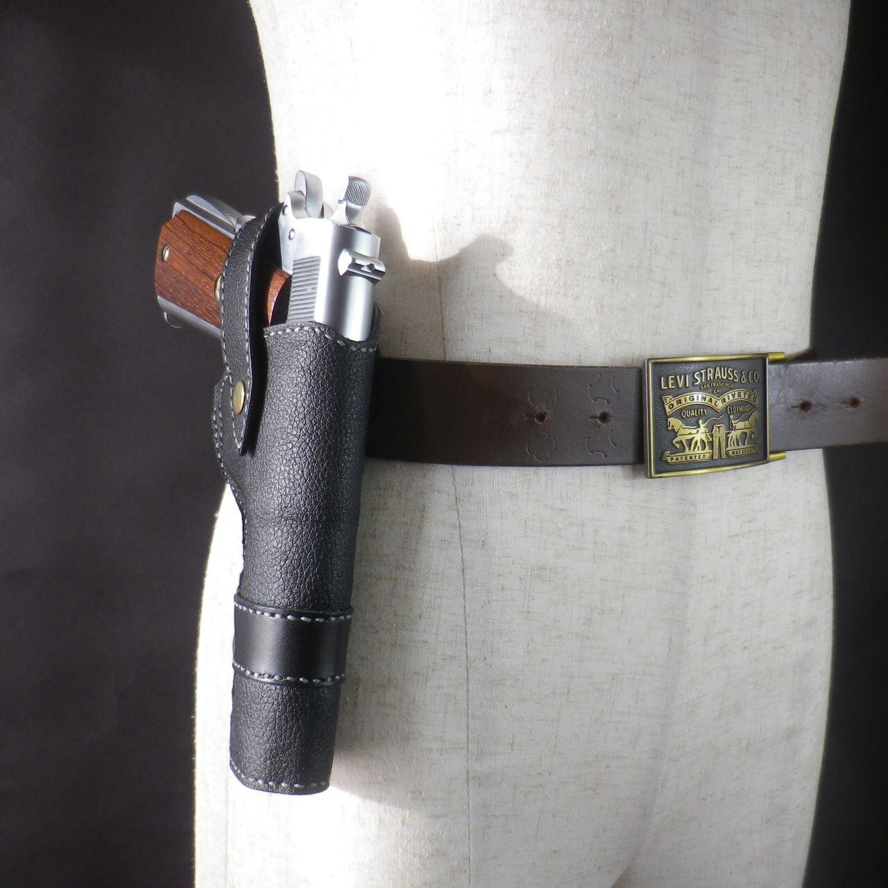 本革製M1911用ヒップホルスター | JTGS（ガンホルスターの専門店）
