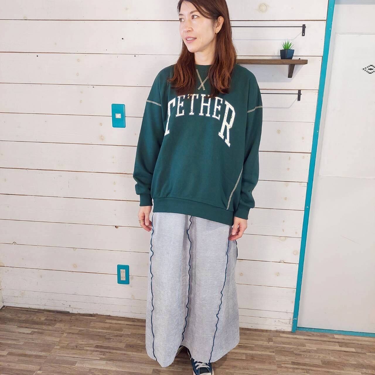 スラブベロアメロースカート　A1925