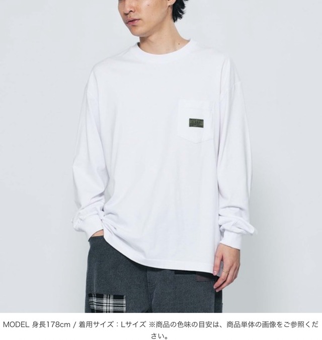 XLARGE】MILITARY L/S POCKET TEE ロングスリーブTシャツ ロンT 長袖T