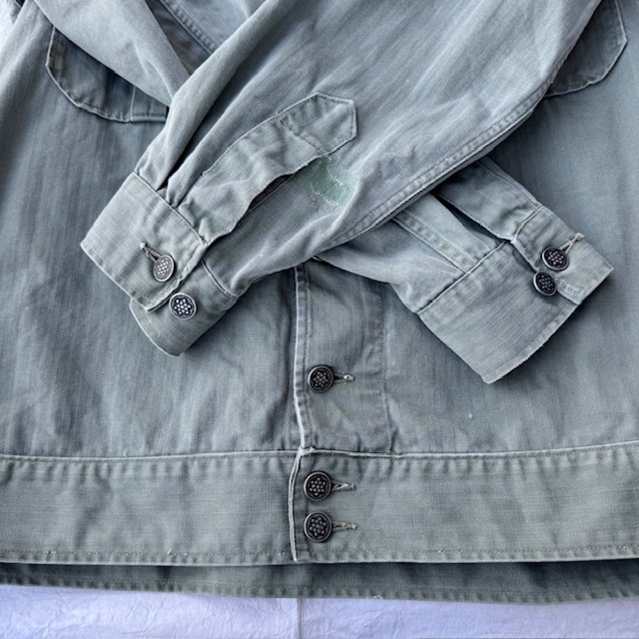 US Army M-41 HBT シャツジャケット 42R 40s 画像19