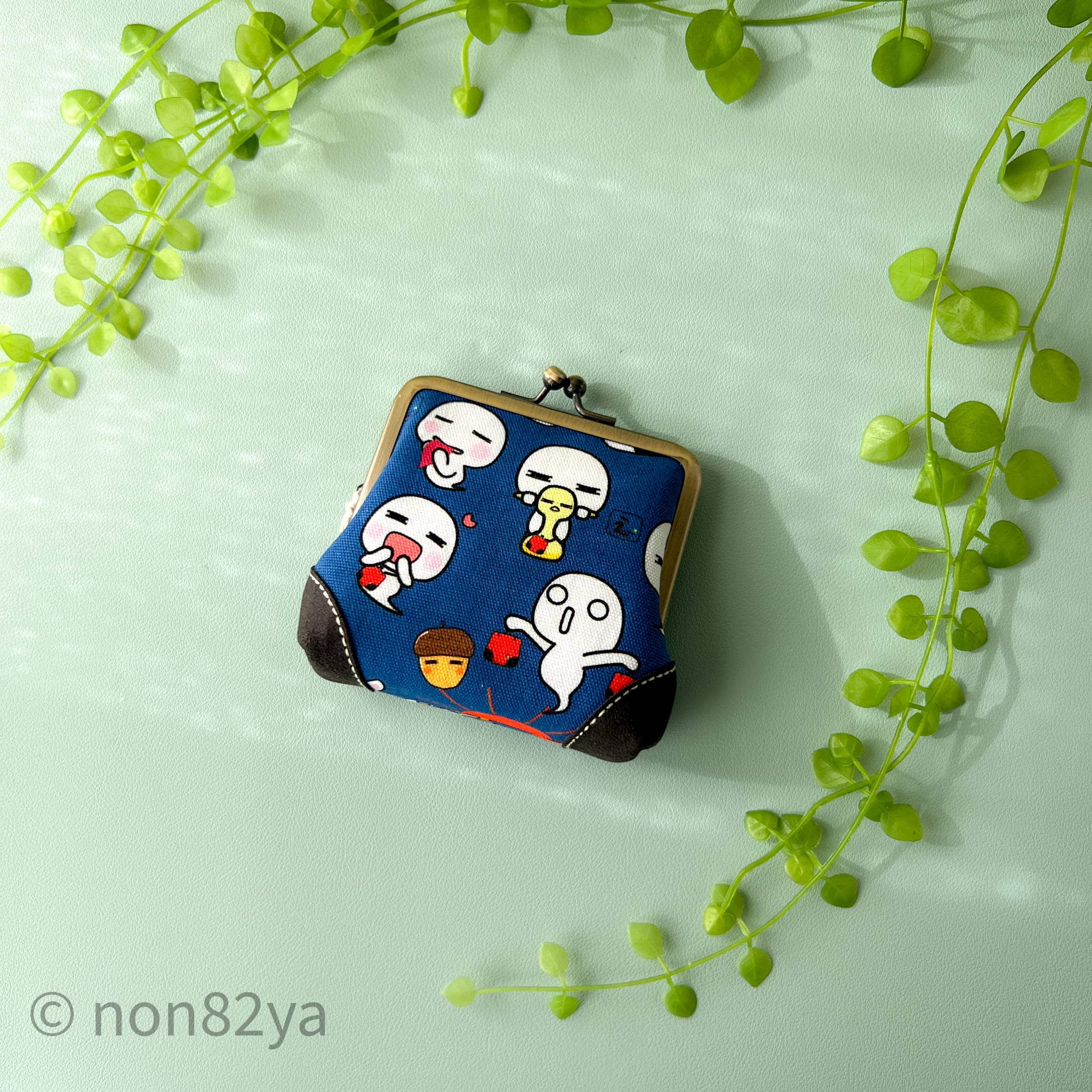 がま口ポーチ | がま口【 のんぱち屋 】えんじょるのん