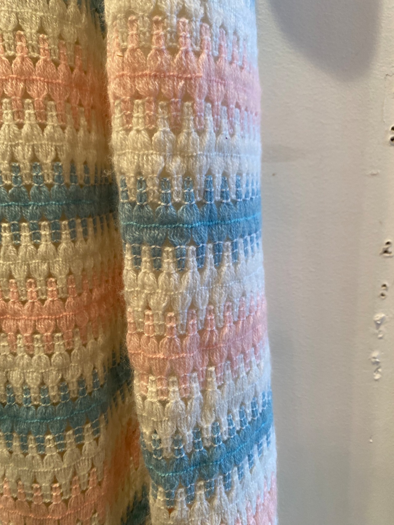 Switching knit long dress