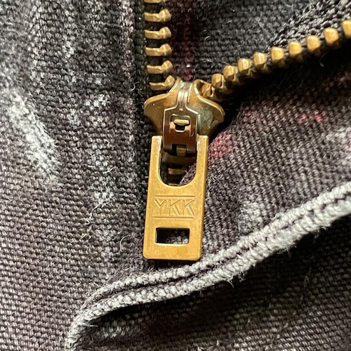 00s USA製 ブラック ダブルニー Carhartt B01 BLK w30 詳細写真9
