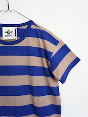 A World of Craft ボーダー半袖Tシャツ