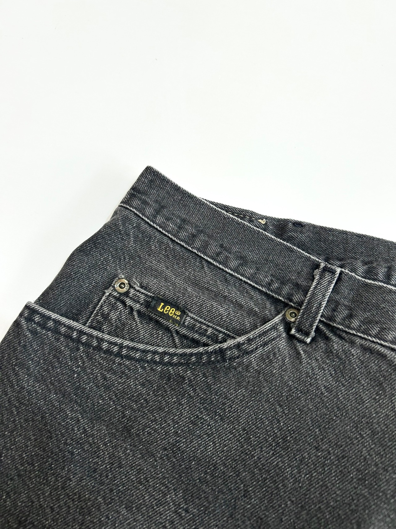 90s Lee 200 "BLACK" DENIM PANTS Size W35L30