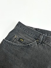 90s Lee 200 "BLACK" DENIM PANTS Size W35L30