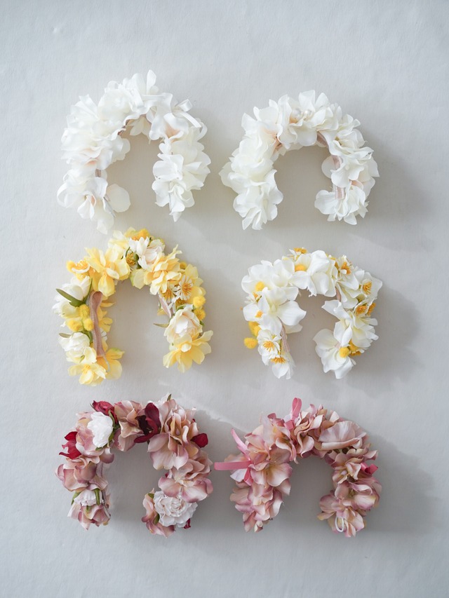 〈 即納 〉Drops Flora Crown - spring event ver. white ribbon