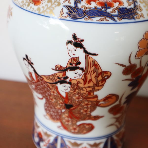 伊万里焼・鍋島焼・青山窯・花瓶・花器・フラワーべース・No.240120-07