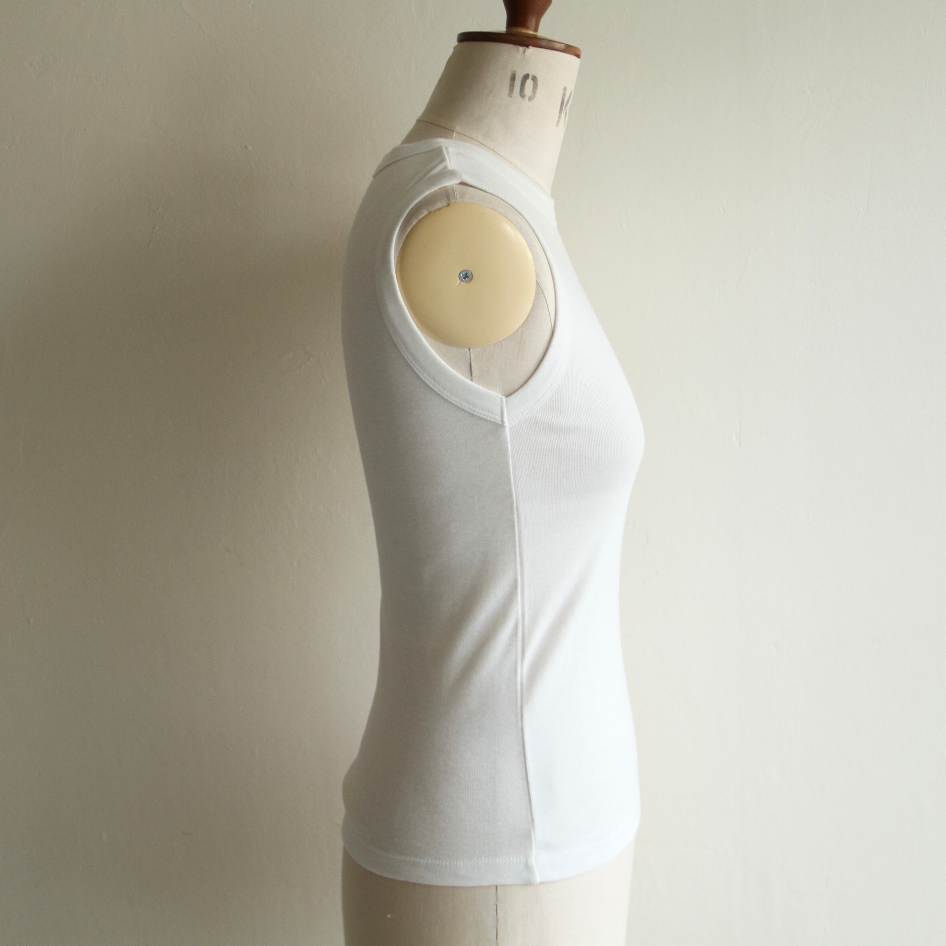 INSCRIRE タンクトップ グレー/アイボリー INSCRIRE【 womens 】 tight fit tank | Terminal