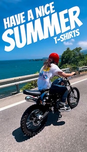 HAVE A NICE SUMMER-Tee - MONO (3XLサイズ)