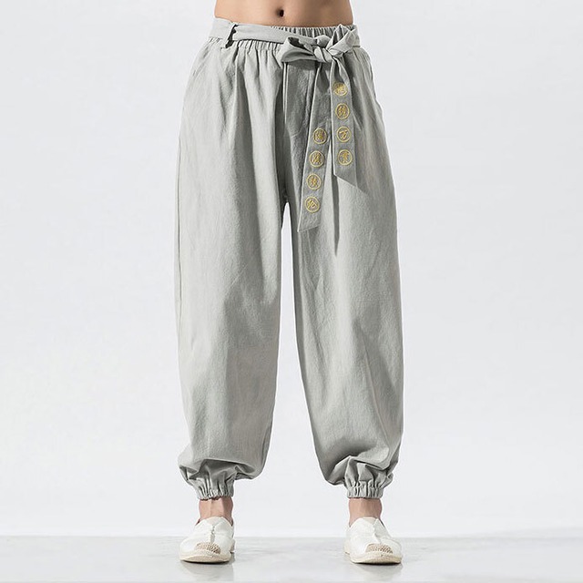 チャイナ服 メンズ パンツ ワイドパンツ ゆったり ダンス ロング ボトムス チャイナテイスト 中国風 民族衣装 Mb02 Chai トップスも普段着も揃うチャイナ服専門店