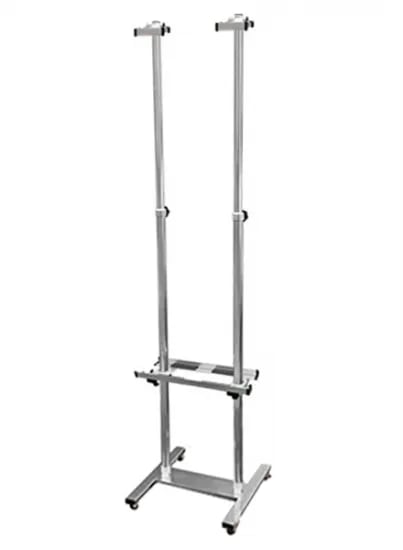 PAパネルスタンド23TWKG-B 両面 ゴム輪キャスター付