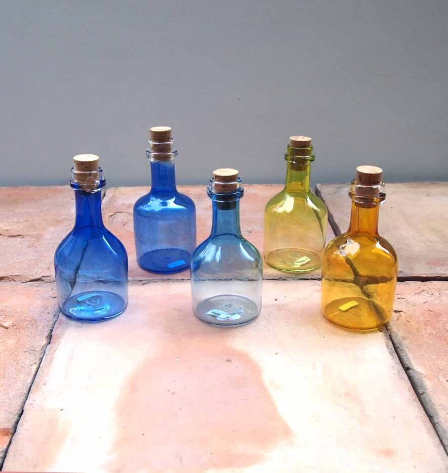 # N-11 中野雄次(ガラス) ボトル(コルク蓋つき)