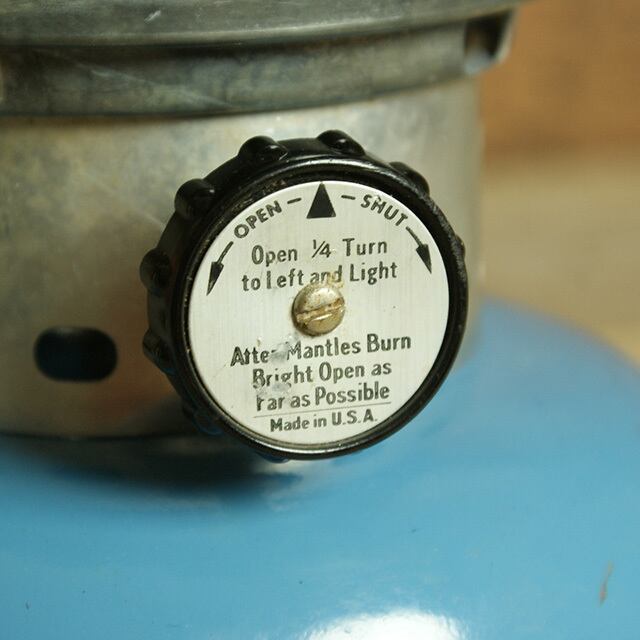 シアーズ シングルマントル ビンテージ ランタン ブルー 1971年2月