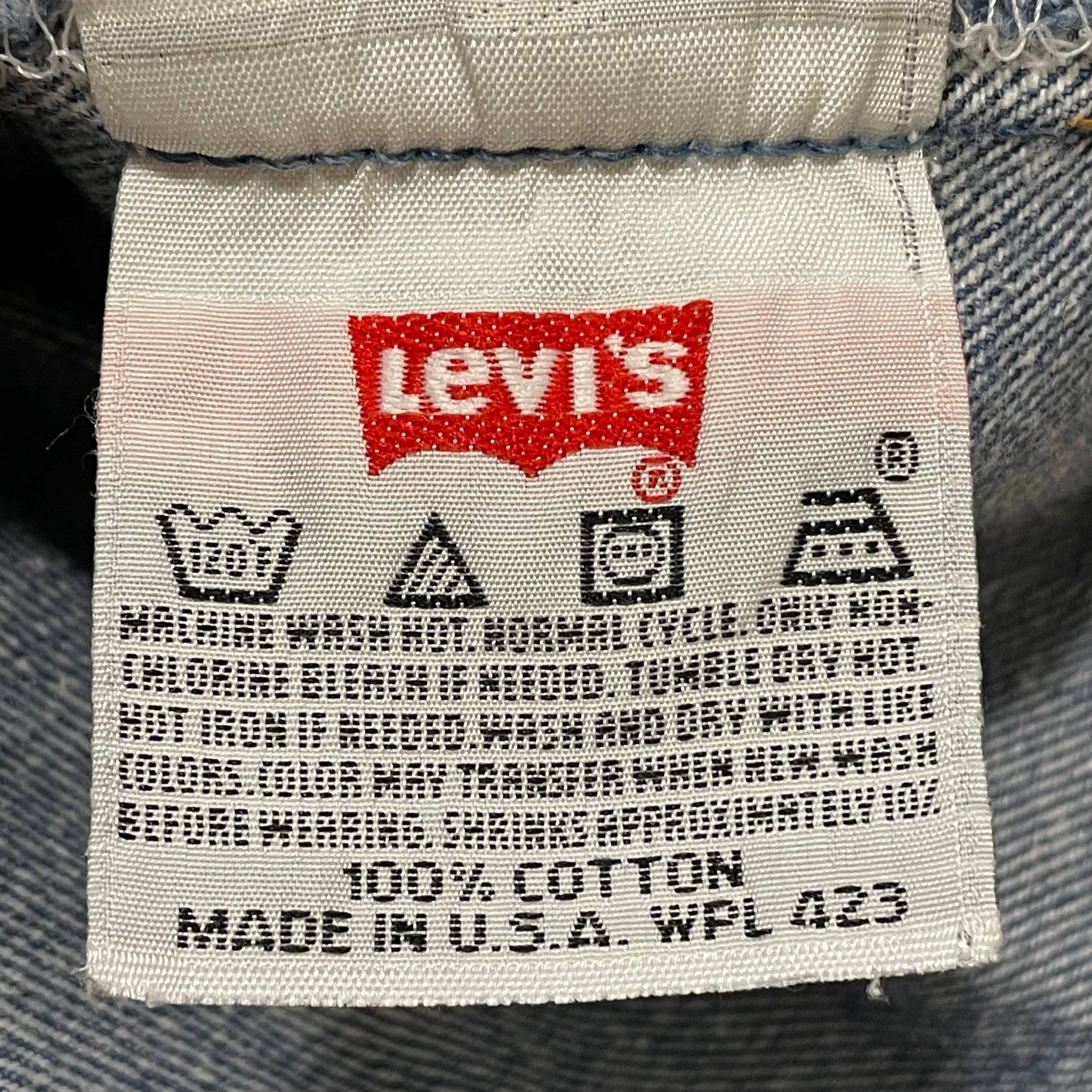 LEVI'S】90s USA製 501 刻印511 W32 L33 リーバイス ボタンフライ US