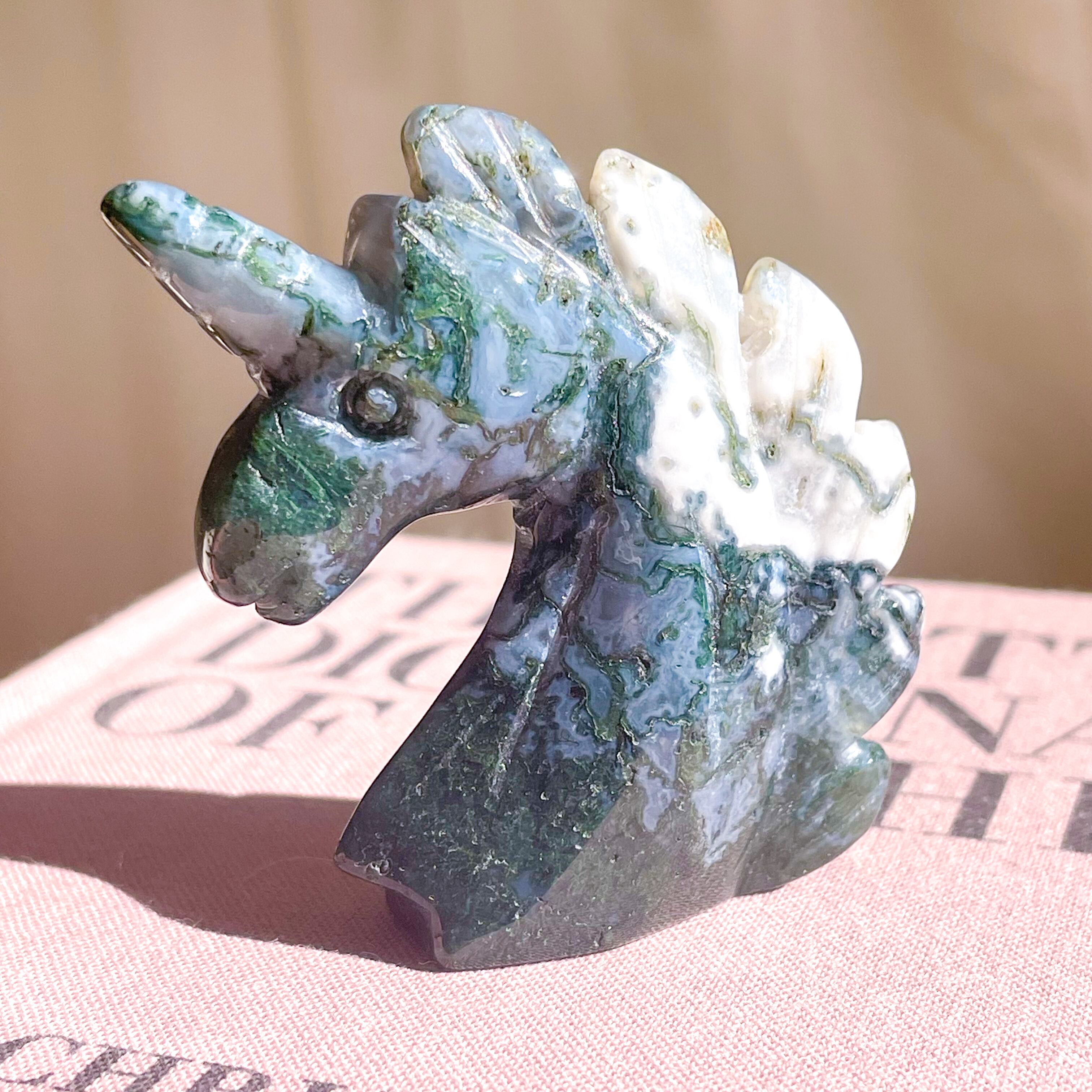 Moss Agate Unicorn ✧ モスアゲート