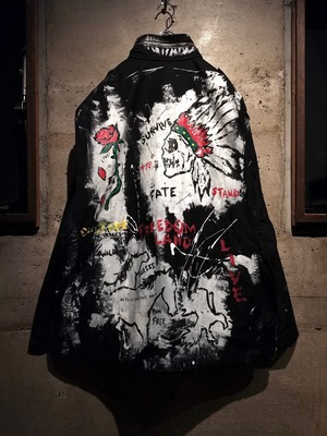 【Caka】Paint Custom M-65 Type Loose Field Jacket