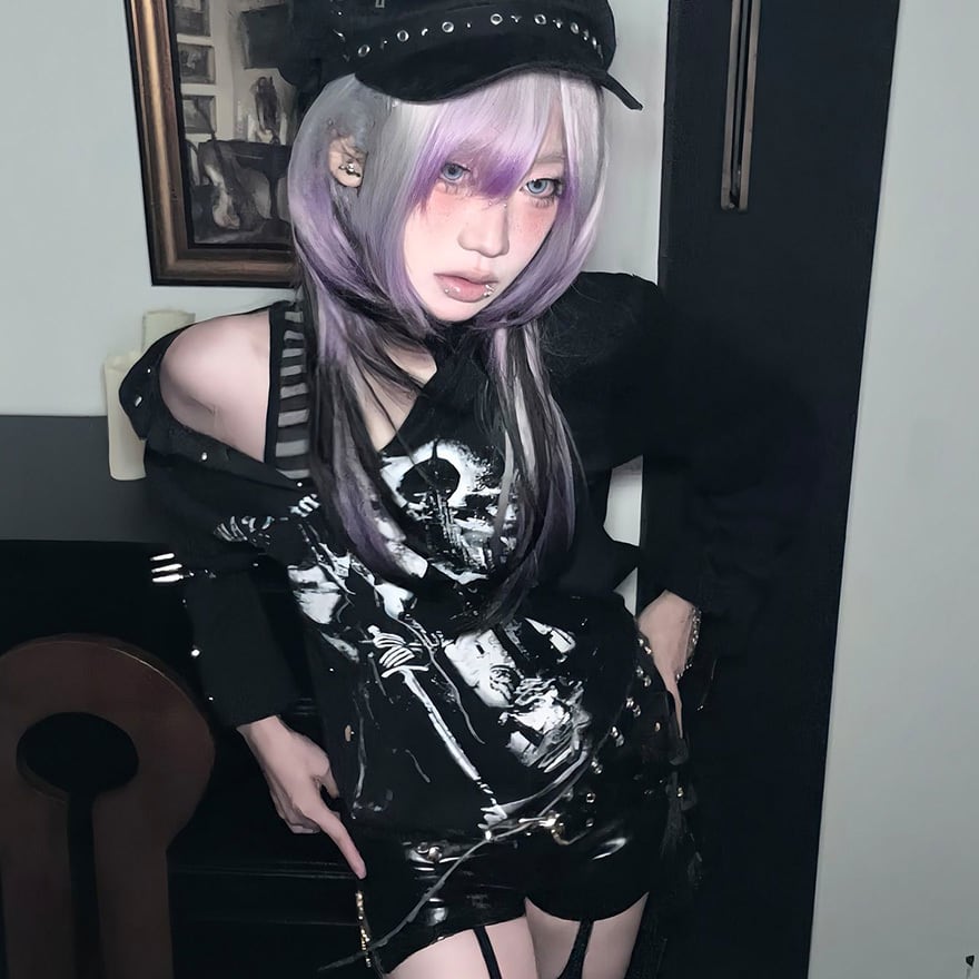 withU　ゴスロリ　クロス ゴスロリ パンツ クロスラインデザイン 日常コーデ向け｜WithU