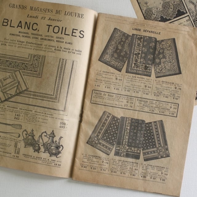 パリの百貨店 Grands magasins du LOUVRE カタログ・フランス