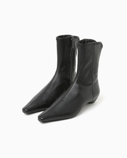 【23AW】Mame Kurogouchi マメクロゴウチ /  Smooth Leather Zip Style Boots