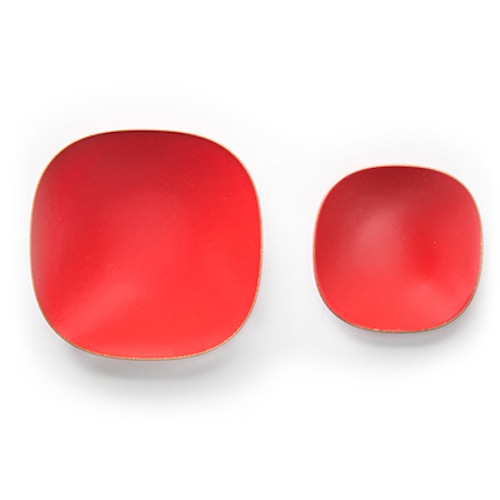 Brass & Red plate EDGE 大小セット Brass & Red plate EDGE 大小セット
