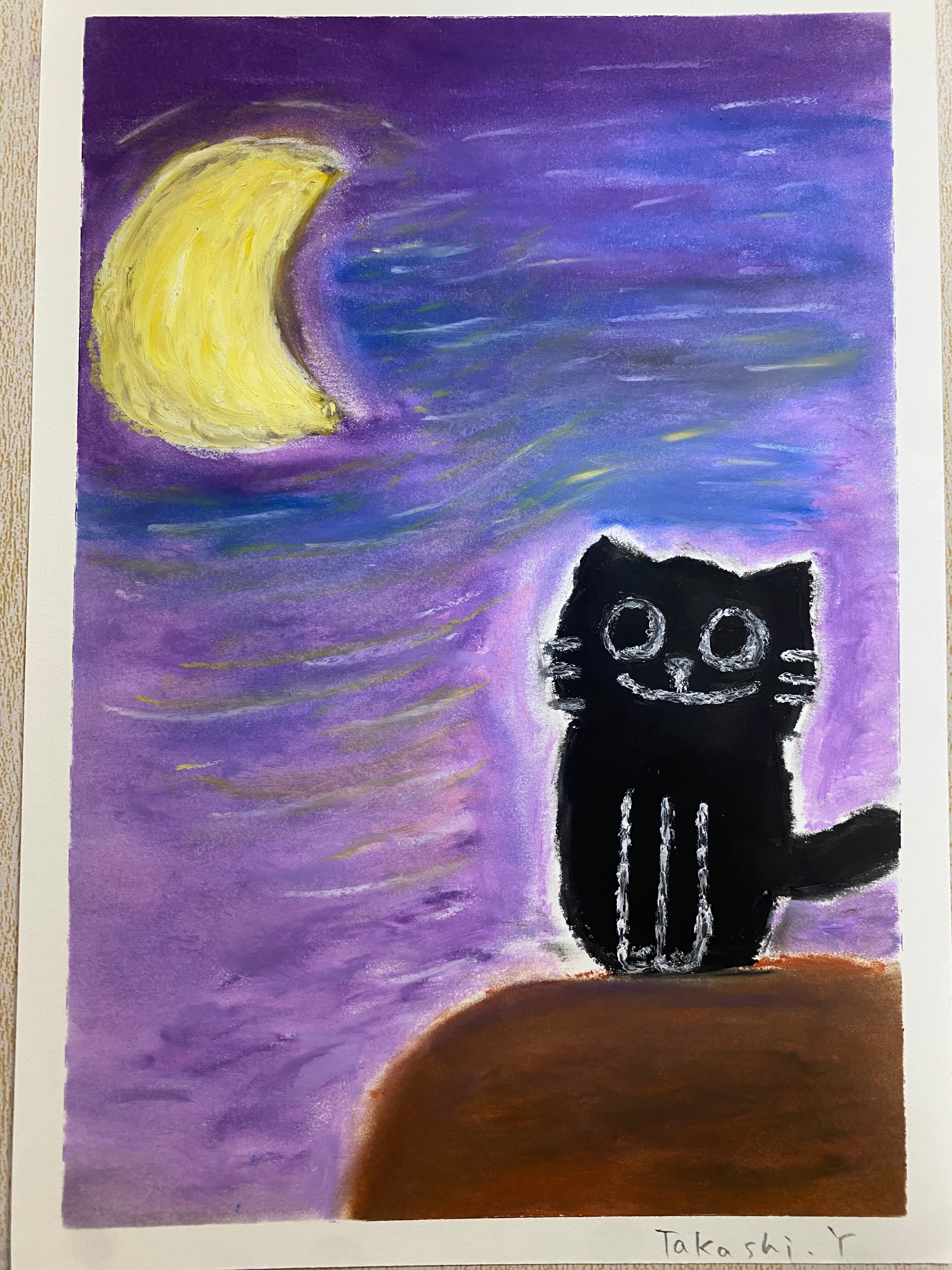 原画】『南の森を探索する猫たち』(動物画 絵画 パステル画 原画】『南の森を探索する猫たち』(動物画 絵画 パステル画